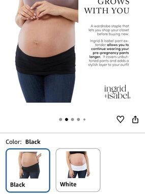 Isabel Maternity by Ingrid & Isabel Black Belly Band
